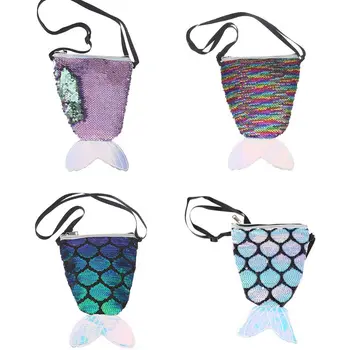 Fashion Women Girls Small Sequins Hologram Fish Tail Shoulder Bag Lady Cute Coin Card Key Holder Purse Mini Travel Crossbody Bag 
Fashion Women Girls Small Sequins Hologram Fish Tail Shoulder Bag Lady Cute Coin Card Key Holder Purse Mini Travel Crossbody Bag