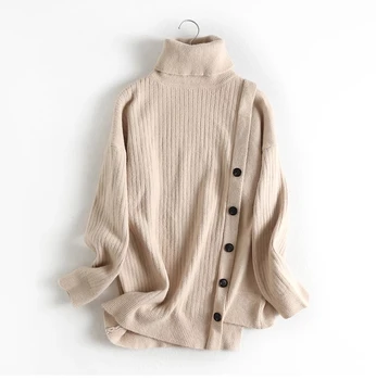Loose sweater women's pullover French lazy wind turtleneck sweater autumn and winter wear Korean sweater
Loose sweater women's pullover French lazy wind turtleneck sweater autumn and winter wear Korean sweater