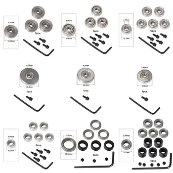 New Durable Steel Router Bit Bearings Hex Key Wrenches Accessories Kit Fits for Milling Cutter Heads and Shank
New Durable Steel Router Bit Bearings Hex Key Wrenches Accessories Kit Fits for Milling Cutter Heads and Shank