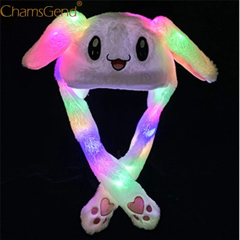 Novelty Colorful Lighting Fleece Hat with Rabbit Ear Lifting Control Winter Warm Caps for Women Men Funny Beanies Skullies 9819
Novelty Colorful Lighting Fleece Hat with Rabbit Ear Lifting Control Winter Warm Caps for Women Men Funny Beanies Skullies 9819