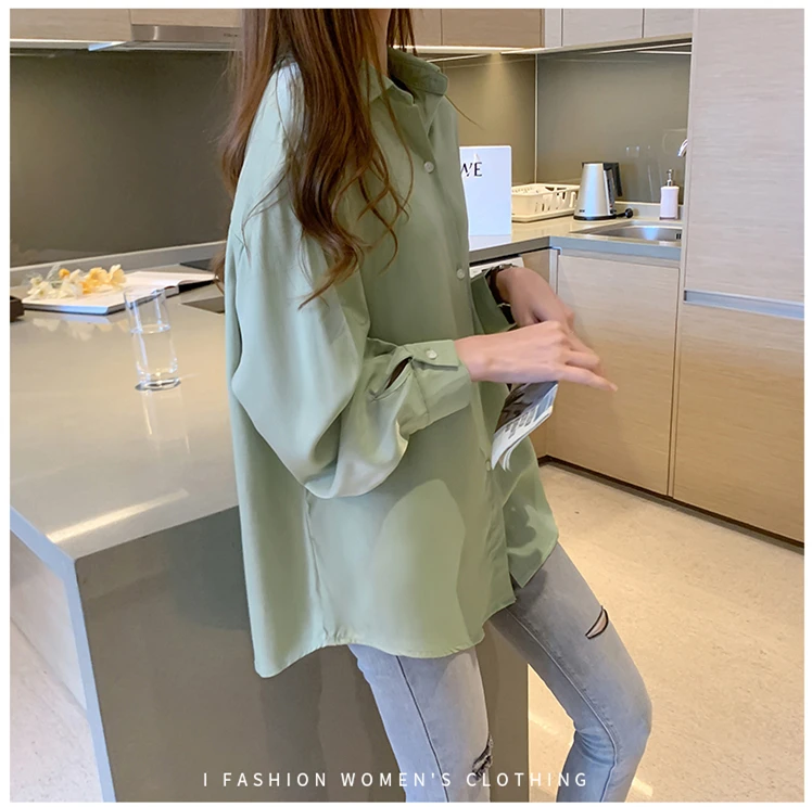 Loose Women Blouses Korean Style Fahion Woman Shirts Ladies Tops Button Up Casual Oversized Long Sleeve Shirt Plus Size Blusas Loose Women Blouses Korean Style Fahion Woman Shirts Ladies Tops Button Up Casual Oversized Long Sleeve Shirt Plus Size Blusas