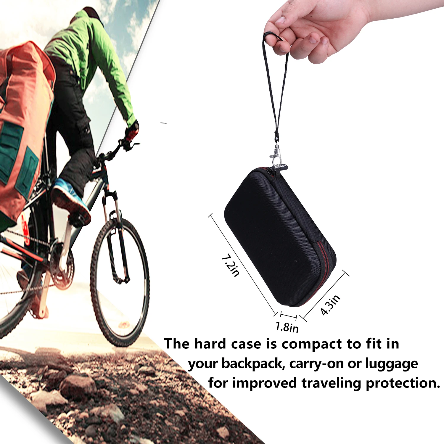 Waterproof EVA Hard Case for Polaroid Hi-Print Bluetooth Connected 2X3 Pocket Photo Printer Travel Waterproof EVA Hard Case for Polaroid Hi-Print Bluetooth Connected 2X3 Pocket Photo Printer Travel