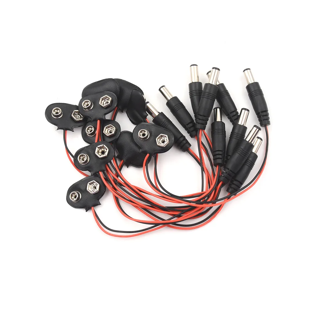 10pcs To DC 9V Male Clip Line Battery Adapter For Arduino R3 Jack DIY 9V Connector Battery Experimental Snap Power Cable
10pcs To DC 9V Male Clip Line Battery Adapter For Arduino R3 Jack DIY 9V Connector Battery Experimental Snap Power Cable