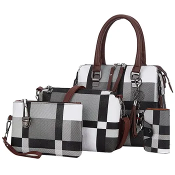 Four seasons fashion handbag popular female steamed stuffed bun mother bag four-piece contrast color one-shoulder bag versatile
Four seasons fashion handbag popular female steamed stuffed bun mother bag four-piece contrast color one-shoulder bag versatile