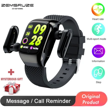 S300 Smart Watch Men Earbuds With Bluetooth Earphones Smartwatch Music Sports for Exercise Run Two in One for Android iOS
S300 Smart Watch Men Earbuds With Bluetooth Earphones Smartwatch Music Sports for Exercise Run Two in One for Android iOS