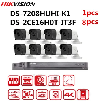 Hikvison 8CH DVR KIT Hybrid Video Surveillance Recorder DS-7208HUHI-K1 5MP Bullet Security Analog Camera DS-2CE16H0T-IT3F
Hikvison 8CH DVR KIT Hybrid Video Surveillance Recorder DS-7208HUHI-K1 5MP Bullet Security Analog Camera DS-2CE16H0T-IT3F