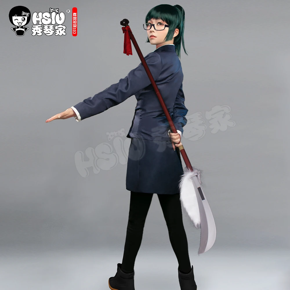 Zenin Mai Clothing Maki Anime Jujutsu Kaisen Cosplay Hsiu Dark Blue Slim Uniform 16 Zenin Mai Clothing Maki Anime Jujutsu Kaisen Cosplay Hsiu Dark Blue Slim Uniform -Zentai shop online H33eb4861a90245769d43038b7108749as.jpg