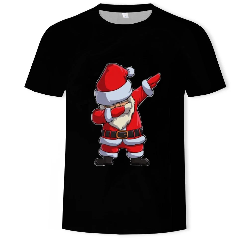 Christmas 3D printing fashion men's and women's short-sleeved t-shirt soft material outdoor casual loose men's T-shirt
Christmas 3D printing fashion men's and women's short-sleeved t-shirt soft material outdoor casual loose men's T-shirt