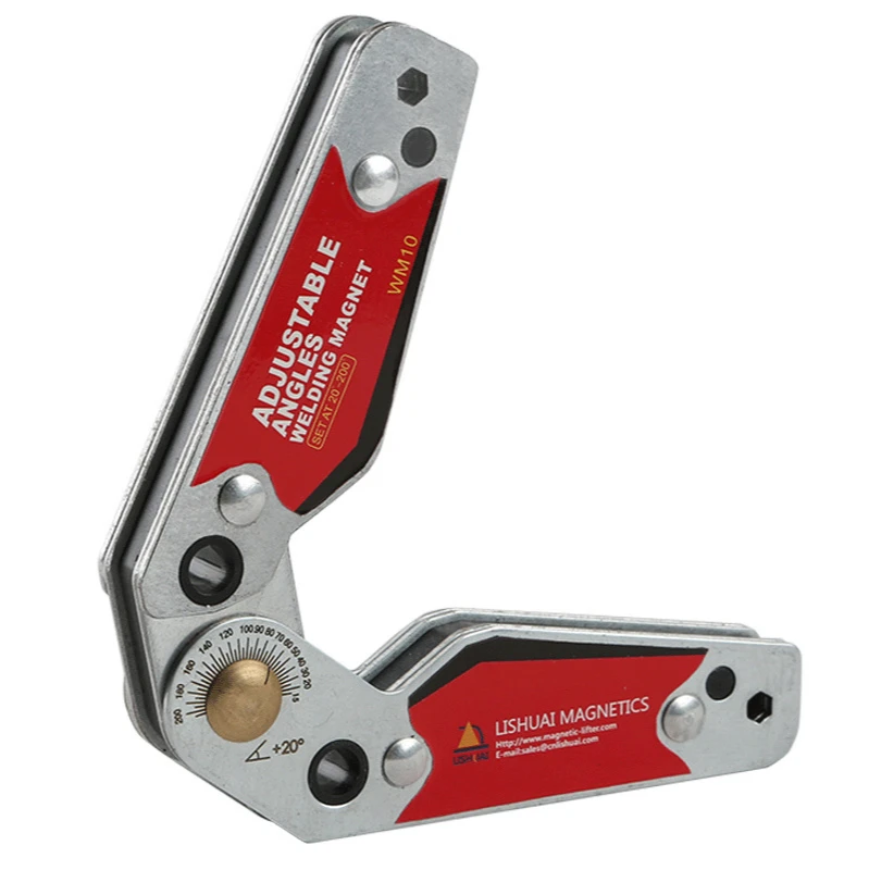 Adjustable Angles Dual Switch Welding Magnet On/Off Neodymium Magnetic Clamp 20-200 Degree
Adjustable Angles Dual Switch Welding Magnet On/Off Neodymium Magnetic Clamp 20-200 Degree