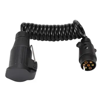 New Onever 12V 13-13 Pin Trailer Plug Socket With Spring Cable 300cm Extension Cord Wiring Caravan Connectors Car Accessories
New Onever 12V 13-13 Pin Trailer Plug Socket With Spring Cable 300cm Extension Cord Wiring Caravan Connectors Car Accessories