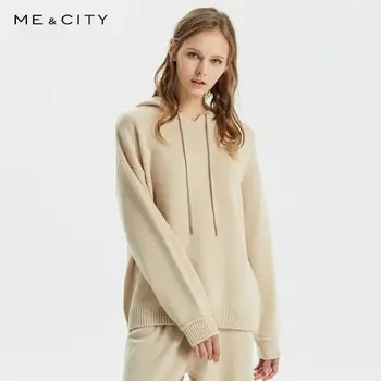 Me&city New Wool Knitted Basic Sweater Women Hooded Pullovers Autumn Winter Women Sweaters warm Slim fit leisure Sweaters
Me&city New Wool Knitted Basic Sweater Women Hooded Pullovers Autumn Winter Women Sweaters warm Slim fit leisure Sweaters