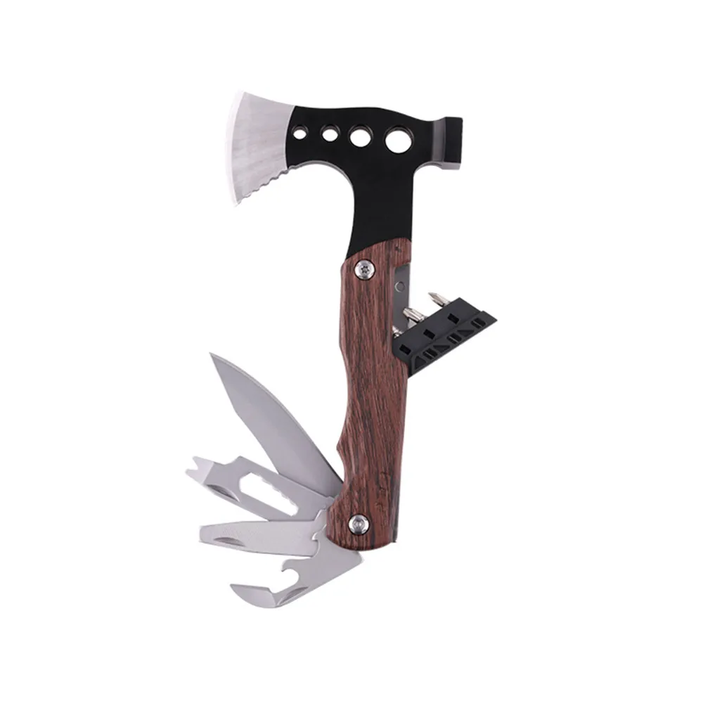 Wooden Handle Tactical Travel Axe Hammer Multifunctional Tools Camping Survival Broad Single Bit Axe Portable Hatchet Hand Tool
Wooden Handle Tactical Travel Axe Hammer Multifunctional Tools Camping Survival Broad Single Bit Axe Portable Hatchet Hand Tool
