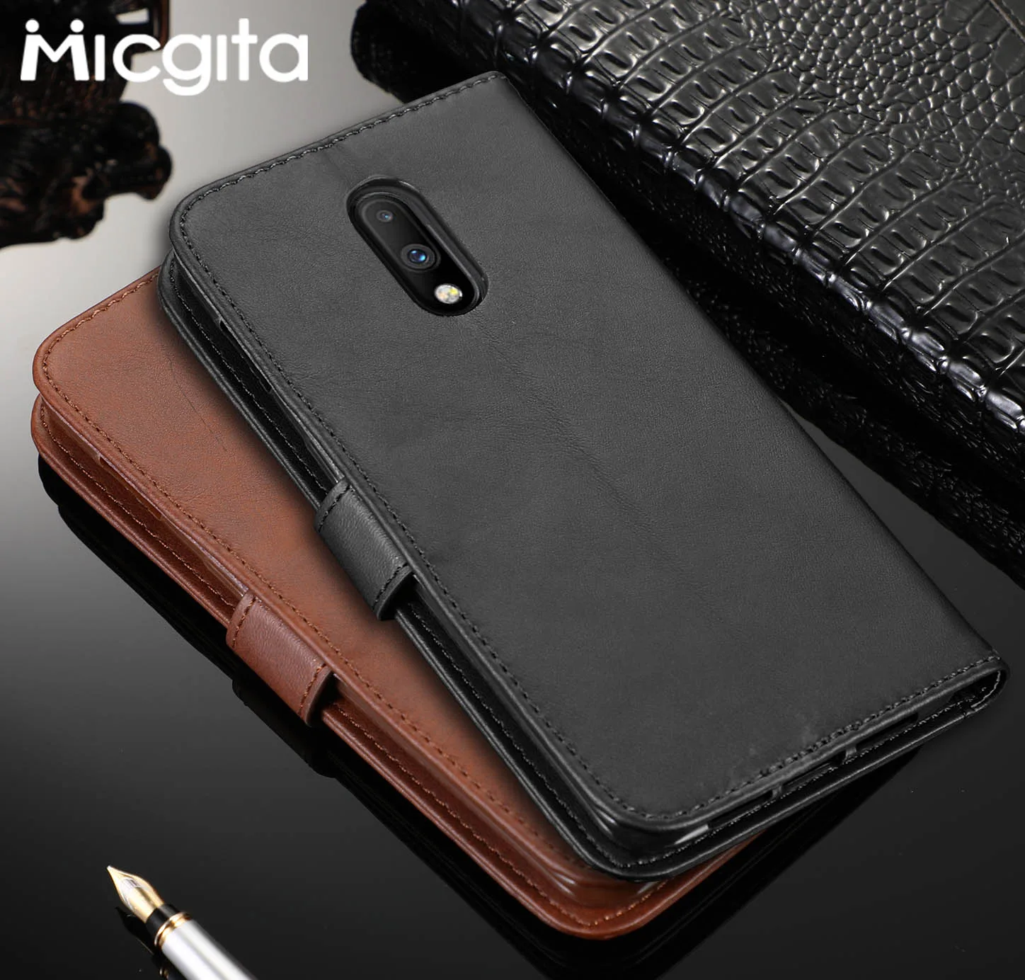 Micgita Business Leather Case For Oneplus 7 Card Holder Flip Wallet Cover For Oneplus 7 Pro Case Photo Frame
Micgita Business Leather Case For Oneplus 7 Card Holder Flip Wallet Cover For Oneplus 7 Pro Case Photo Frame