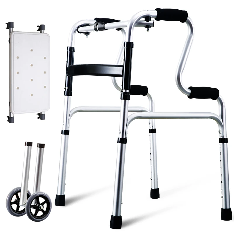 Cofoe walker for Disabled elderly Light and wear resistant useful foldable Walking tool Non-slip inconvenient legs
Cofoe walker for Disabled elderly Light and wear resistant useful foldable Walking tool Non-slip inconvenient legs