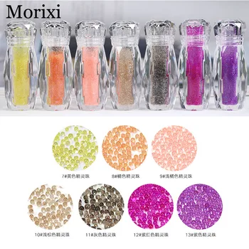 1 bottle Crystal Rhinestones Tiny Glass Caviar Beads for nail art decoration 3D DIY rainbow diamond glitter nail jewelry BZ067
1 bottle Crystal Rhinestones Tiny Glass Caviar Beads for nail art decoration 3D DIY rainbow diamond glitter nail jewelry BZ067