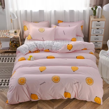 Yellow Lemon Pattern Duvet Cover Pillowcase 3pcs 220×240, White plaid pattern queen king Size bedding set,200×230 quilt Cover
Yellow Lemon Pattern Duvet Cover Pillowcase 3pcs 220×240, White plaid pattern queen king Size bedding set,200×230 quilt Cover