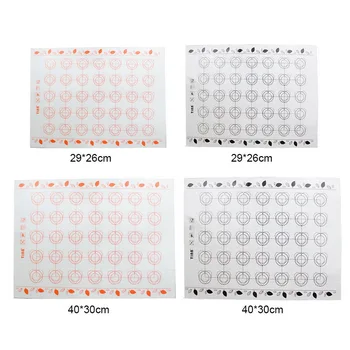 Silicone Dough Mat Bakeware Macaron Pastry Oven Pasta Tool Baking Sheet Tray Liner Mat Cake Sheet Rolling Pad Cake Making Tools
Silicone Dough Mat Bakeware Macaron Pastry Oven Pasta Tool Baking Sheet Tray Liner Mat Cake Sheet Rolling Pad Cake Making Tools