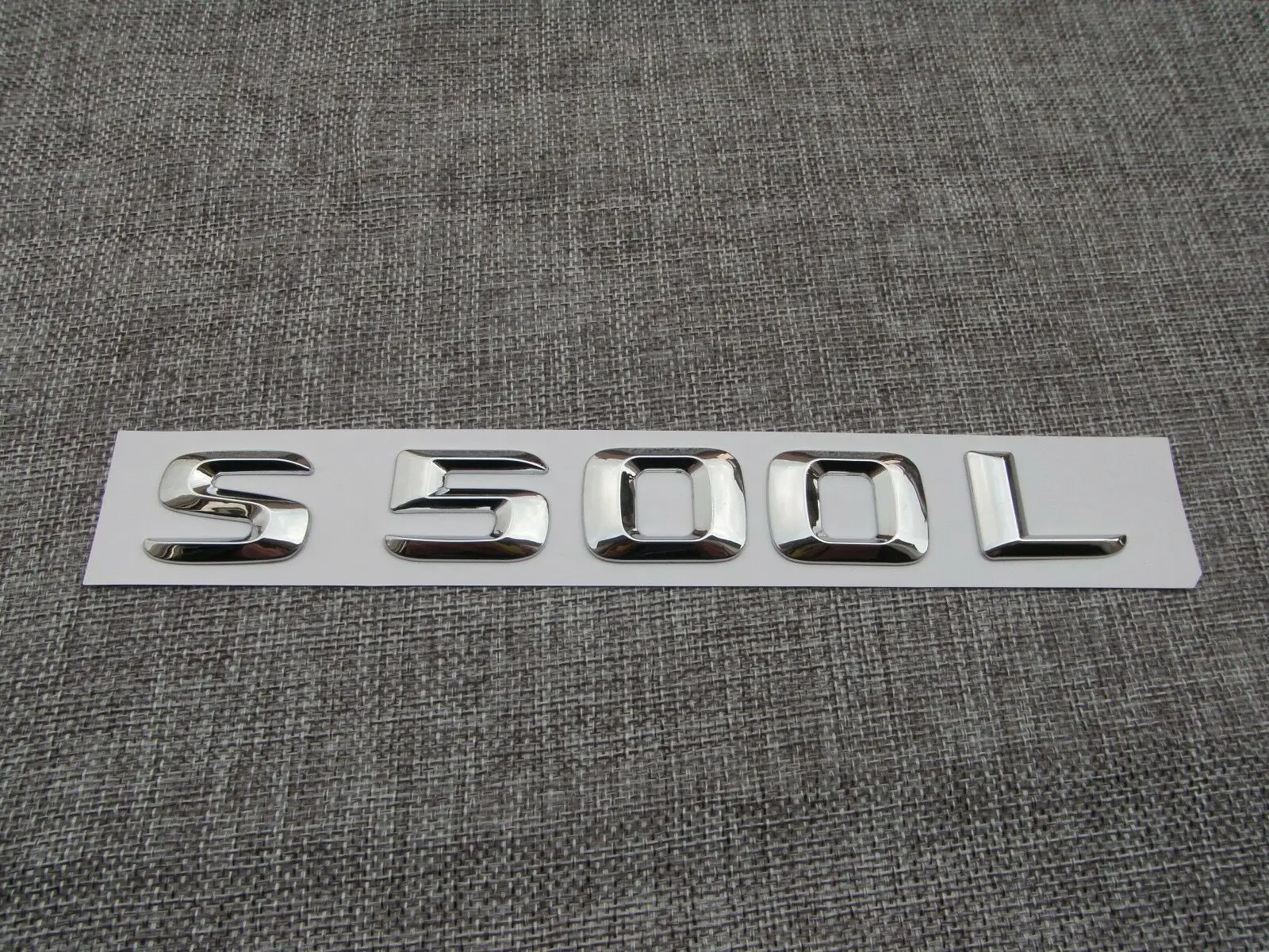 Хромированные значки с цифрами S 500 багажник эмблемы Значки для Mercedes Class S500L |