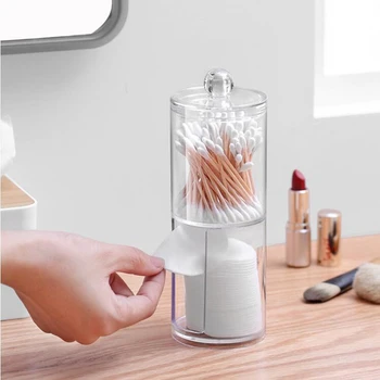 2in1 Plastic Apothecary Jars Cotton Swab Storage Box Bathroom Organizer Canister For Kitchen And Bathroom Counters
2in1 Plastic Apothecary Jars Cotton Swab Storage Box Bathroom Organizer Canister For Kitchen And Bathroom Counters