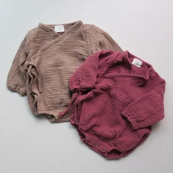 Baby Romper Infant Cotton Linen Tied Bandwidth Loose Spring Autumn Long Sleeve Romper Newborn Boys Girl Jumpsuit Outfit
Baby Romper Infant Cotton Linen Tied Bandwidth Loose Spring Autumn Long Sleeve Romper Newborn Boys Girl Jumpsuit Outfit