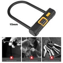 U Shaped Bicycle Lock 4 Digit Coded Lock Bicycle Security Lock MTB Road Bike Cycling Anti-Theft Lock Cycling Accessories
U Shaped Bicycle Lock 4 Digit Coded Lock Bicycle Security Lock MTB Road Bike Cycling Anti-Theft Lock Cycling Accessories