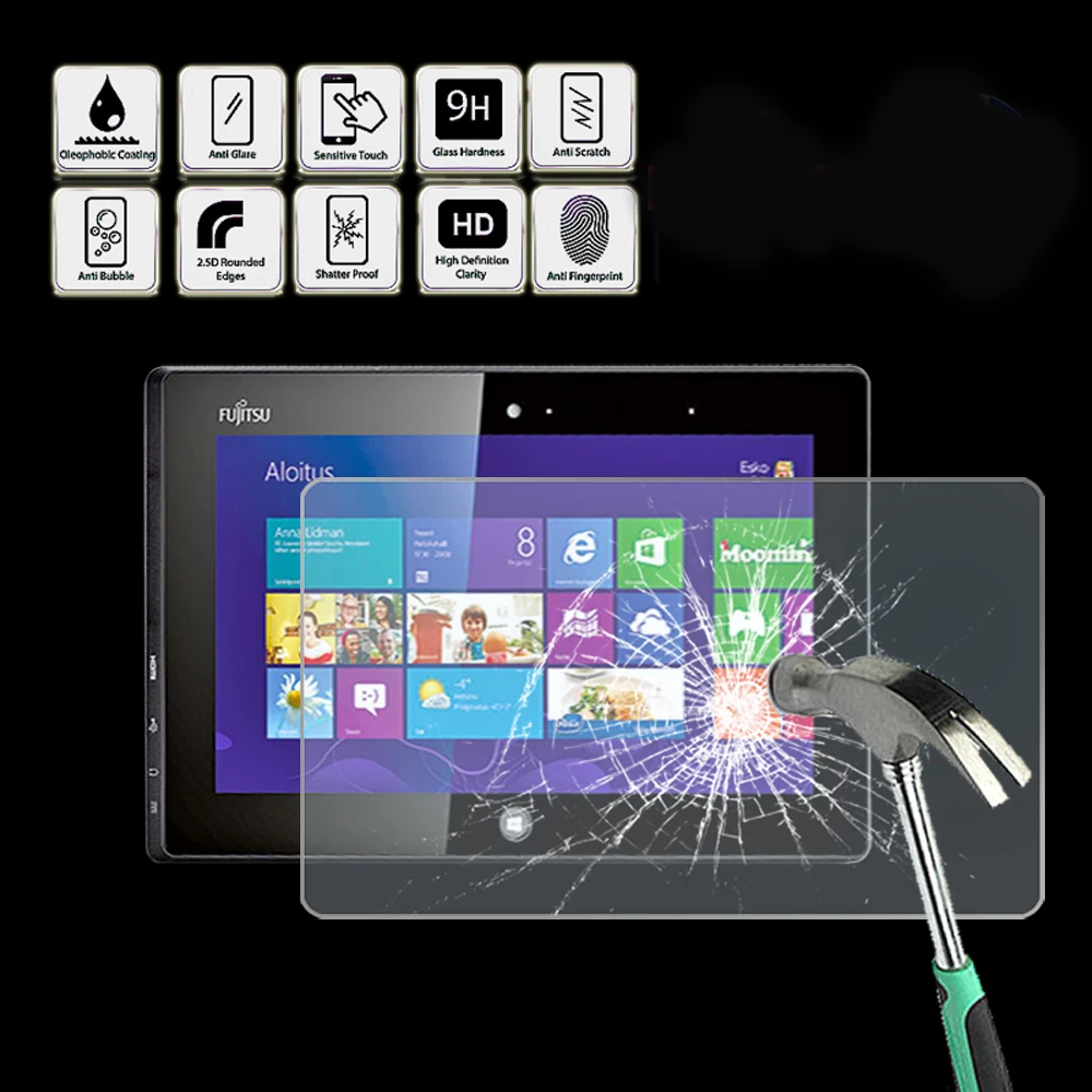 Tablet Tempered Glass Screen Protector Cover for FUJITSU Stylistic Q572 - Anti Fingerprint Screen Film Protector Guard Cover
Tablet Tempered Glass Screen Protector Cover for FUJITSU Stylistic Q572 - Anti Fingerprint Screen Film Protector Guard Cover