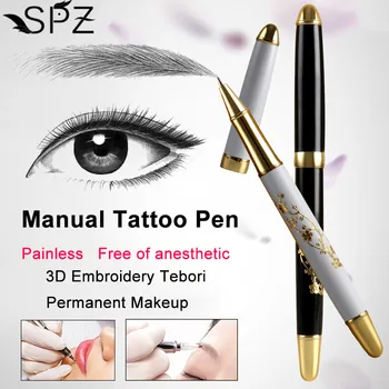 Tebori Microblading Eyebrow Pen Manual Tattoo Machine 0.18MM Micro Blade Needle Holder Painless Permanent Makeup Lips Eyeliner
Tebori Microblading Eyebrow Pen Manual Tattoo Machine 0.18MM Micro Blade Needle Holder Painless Permanent Makeup Lips Eyeliner