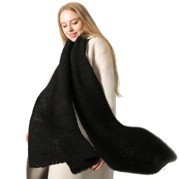 Autumn and winter new wave pattern solid color wool thickened knitted couple scarf warm
Autumn and winter new wave pattern solid color wool thickened knitted couple scarf warm