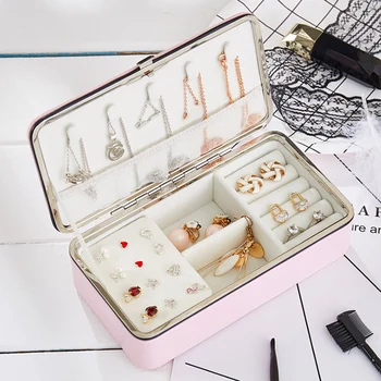 Fashion Flannel Square Jewelry Box Simple layout Makeup Organizer choker Ring necklace Storage Box
Fashion Flannel Square Jewelry Box Simple layout Makeup Organizer choker Ring necklace Storage Box