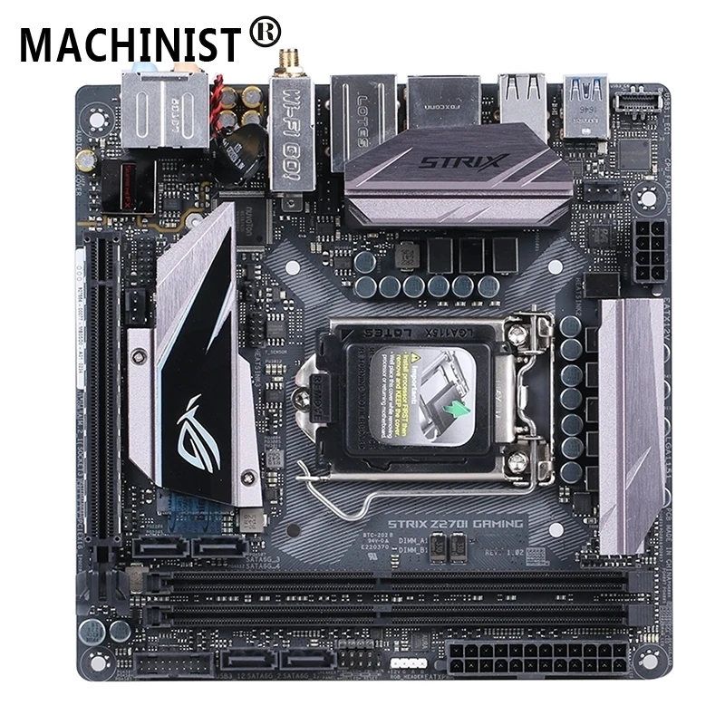 For ASUS ROG STRIX Z270I Gaming Desktop motherboard MB Intel Z270 LGA 1151 MINI-ITX DDR4 32GB SATA3.0 USB3.0
For ASUS ROG STRIX Z270I Gaming Desktop motherboard MB Intel Z270 LGA 1151 MINI-ITX DDR4 32GB SATA3.0 USB3.0