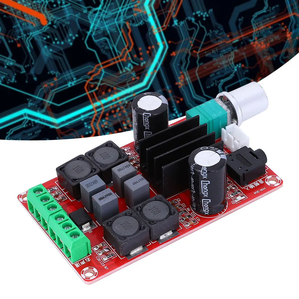 DC 24V Digital Amplifier Board Audio Accessory High End 2X50W Dual Sound Channel Stereo Power Amplifier Board
DC 24V Digital Amplifier Board Audio Accessory High End 2X50W Dual Sound Channel Stereo Power Amplifier Board
