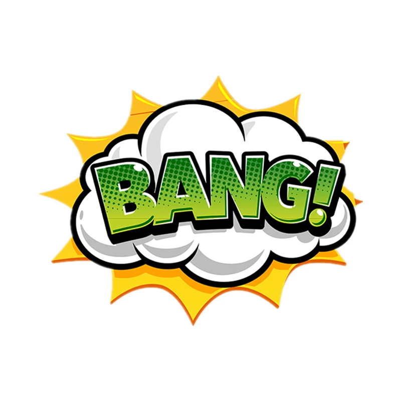S41180# Various Sizes Funny Self-adhesive Decal Comic Bang Car Sticker Waterproof Auto Decors on Bumper Rear Window
S41180# Various Sizes Funny Self-adhesive Decal Comic Bang Car Sticker Waterproof Auto Decors on Bumper Rear Window