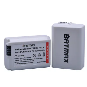 Batmax 2Pc NP-FW50 np fw50 NPFW50 battery akku for Sony NEX-7 NEX-5R NEX-F3 NEX-3D Alpha a5000 a6000 Alpha 7 a7II
Batmax 2Pc NP-FW50 np fw50 NPFW50 battery akku for Sony NEX-7 NEX-5R NEX-F3 NEX-3D Alpha a5000 a6000 Alpha 7 a7II