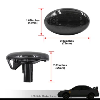 2pcs Side Fender Marker Light Smoked Lens For 02-07 Subaru Impreza Wrx Sti 84401SA001 Waterproof
2pcs Side Fender Marker Light Smoked Lens For 02-07 Subaru Impreza Wrx Sti 84401SA001 Waterproof