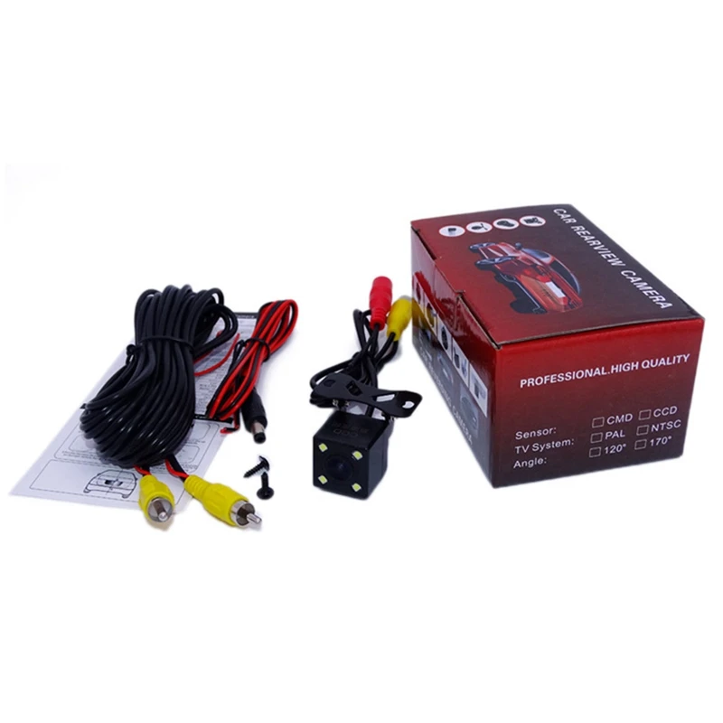 1 Set Universal Adjustable Plug-in Reversing HD Night Vision CCD Car Rear View Camera With 4LED Lights
1 Set Universal Adjustable Plug-in Reversing HD Night Vision CCD Car Rear View Camera With 4LED Lights