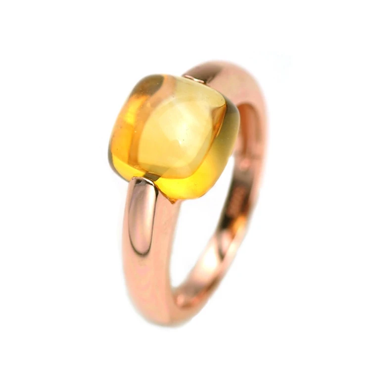 INATURE Natural Yellow Citrine Wedding Ring 925 Sterling Silver Fine Jewelry Gift
INATURE Natural Yellow Citrine Wedding Ring 925 Sterling Silver Fine Jewelry Gift