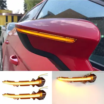 Side Rearview Mirror Dynamic Blinker LED Turn Signal Light For Seat Leon III 5F ST FR Cupra Arona KJ7 2013 2014 2015 2017 2018 
Side Rearview Mirror Dynamic Blinker LED Turn Signal Light For Seat Leon III 5F ST FR Cupra Arona KJ7 2013 2014 2015 2017 2018