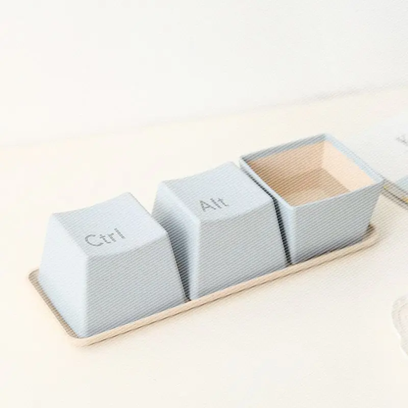 Description Picture 5 of item3pcs/Set Keyboard Cups With Tray Ctrl ALT DEL Mug Tea Coffee Milk Cup Container Creative Gifts WJ918