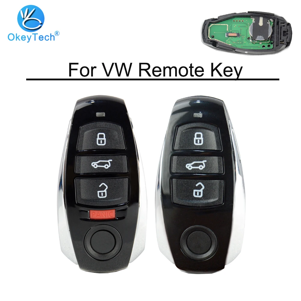 OkeyTech Remote Smart Key Card for VWw Volkswagen 2011-2014 with Emergency Key 315/433Mhz PCF7945 Chip 3/4 Button 7P6959754AL
OkeyTech Remote Smart Key Card for VWw Volkswagen 2011-2014 with Emergency Key 315/433Mhz PCF7945 Chip 3/4 Button 7P6959754AL