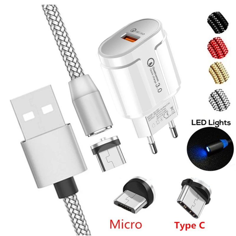 Magnetic USB Fast Charge Type C Micro USB Cable For Sony Z1 Z2 Z3 Z4 Z5 XA1 XA2 XA3 XZ2 XZ3 XZ4 L1 L2 L3 QC 3.0 Phone Charger
Magnetic USB Fast Charge Type C Micro USB Cable For Sony Z1 Z2 Z3 Z4 Z5 XA1 XA2 XA3 XZ2 XZ3 XZ4 L1 L2 L3 QC 3.0 Phone Charger