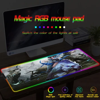 FFFAS Beauty shooter Large RGB Gaming Mouse Pad Gamer Keyboard Mousepad LED Light USB Wired Non-Slip Mouse Mice 7 Dazzle Colors
FFFAS Beauty shooter Large RGB Gaming Mouse Pad Gamer Keyboard Mousepad LED Light USB Wired Non-Slip Mouse Mice 7 Dazzle Colors