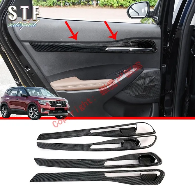 Carbon Fiber Style Interior Door Around Trim For KIA Seltos 2019 2020 Car Accessories Stickers
Carbon Fiber Style Interior Door Around Trim For KIA Seltos 2019 2020 Car Accessories Stickers