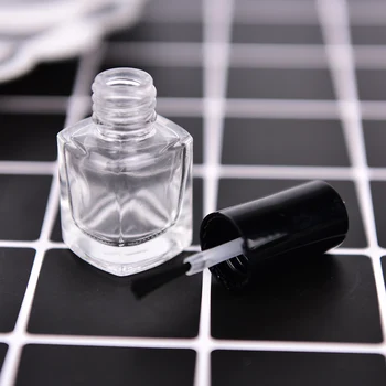 New 1pc 5ml Transparent Simple Style Empty Cosmetic Square Nail Oil Glass Nail Polish Bottle With A Lid Brush
New 1pc 5ml Transparent Simple Style Empty Cosmetic Square Nail Oil Glass Nail Polish Bottle With A Lid Brush