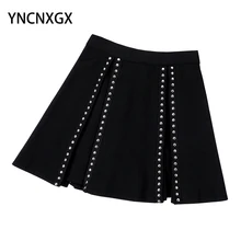 Pleated Skirt Black Women's Skirt Korean Fashion Clothing Skirts with High Waist Sexy A-line Short Skirt
Pleated Skirt Black Women's Skirt Korean Fashion Clothing Skirts with High Waist Sexy A-line Short Skirt