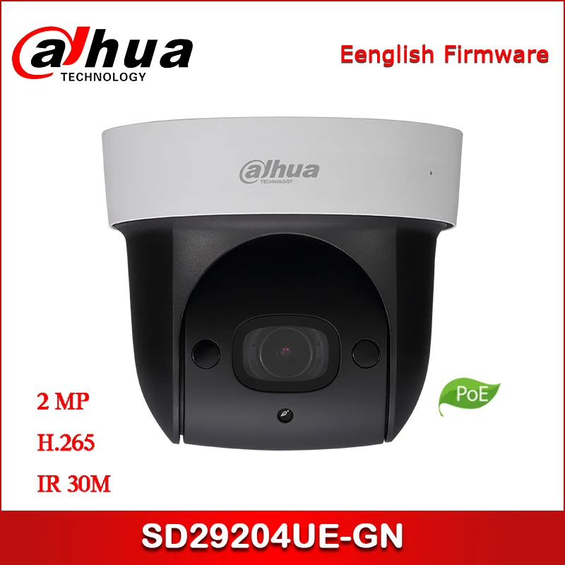 Dahua IP camera SD29204UE-GN 2MP 4x Starlight IR PTZ Network Camera 2.7mm~11mm Lens Support PoE Support Triple-streams encoding
Dahua IP camera SD29204UE-GN 2MP 4x Starlight IR PTZ Network Camera 2.7mm~11mm Lens Support PoE Support Triple-streams encoding