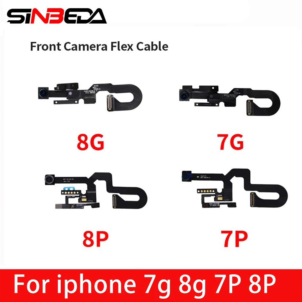 Original Front Camera Flex Cable for iPhone 8G 8Plus Facing Small Light Promixity Sensor Replacement Parts 7G 7Plus | Мобильные
