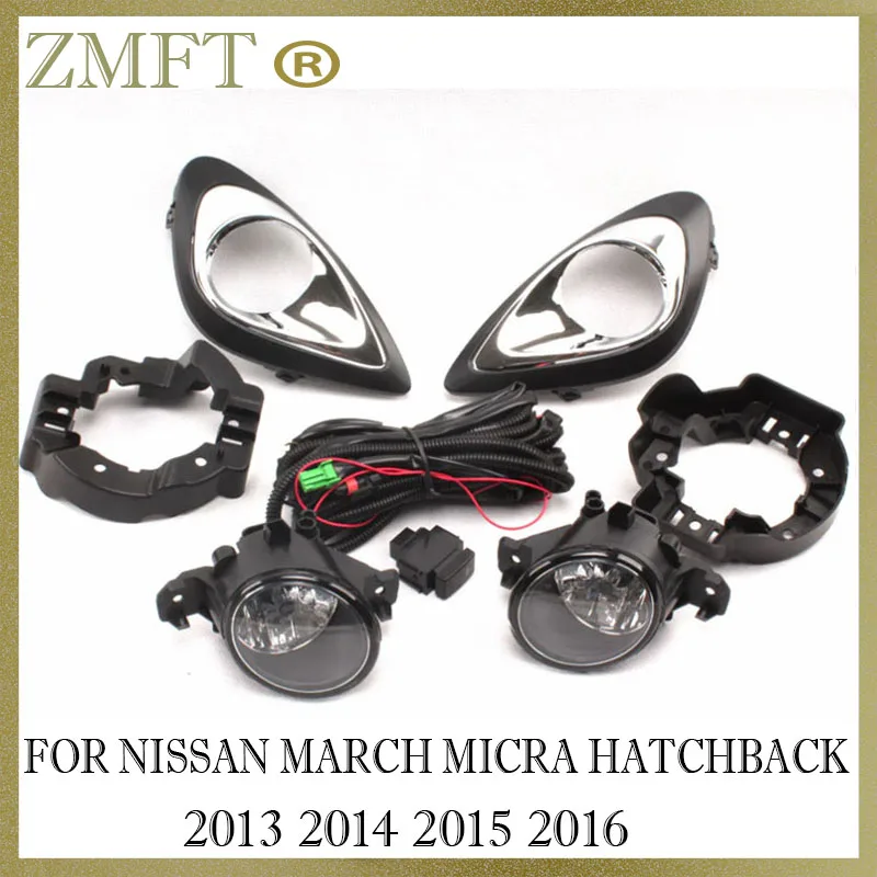 Комплект противотуманных фар для Nissan March Hatchback, Micra 2013, 2014, 2015, 2016 с галогенной лампой, 1 комплект
Комплект противотуманных фар для Nissan March Hatchback, Micra 2013, 2014, 2015, 2016 с галогенной лампой, 1 комплект
