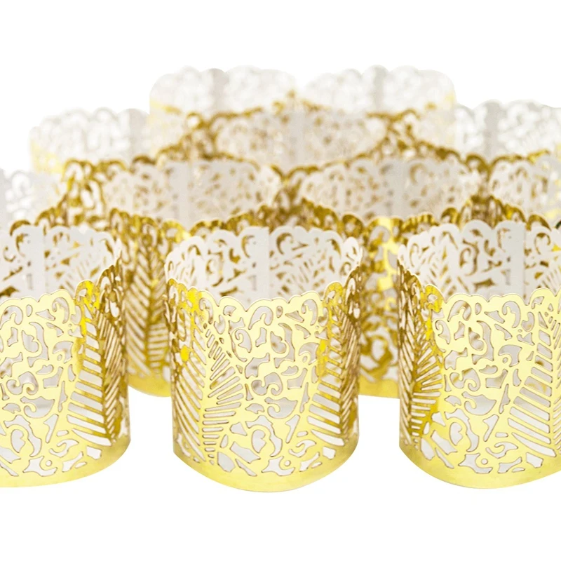 48 Pcs Flameless Tea Light Votive Wraps,Votive Candle Holders,Gold Colored Cut Flameless Tea Light Votive Wraps Decorative Wraps
48 Pcs Flameless Tea Light Votive Wraps,Votive Candle Holders,Gold Colored Cut Flameless Tea Light Votive Wraps Decorative Wraps