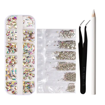 1 Set Nail Art Rhinestone Kit Strip Box AB Nail Drill Set Manicure Tweezers Pencil Kit for Home Salon Use
1 Set Nail Art Rhinestone Kit Strip Box AB Nail Drill Set Manicure Tweezers Pencil Kit for Home Salon Use