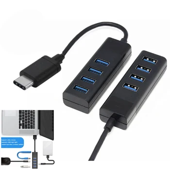 4-in-1 Type-C Multiple Ports USB 3.0 Super Speed Hub Adapter with Cable 4-In-1 USB Extention Data Transfer for PC MacBook Pro
4-in-1 Type-C Multiple Ports USB 3.0 Super Speed Hub Adapter with Cable 4-In-1 USB Extention Data Transfer for PC MacBook Pro